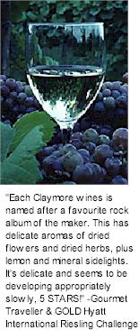 http://www.claymorewines.com.au/ - Claymore - Tasting Notes On Australian & New Zealand wines