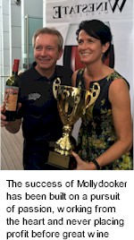 http://www.mollydookerwines.com.au/ - Mollydooker - Tasting Notes On Australian & New Zealand wines